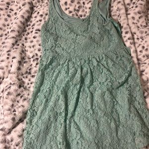 Beautify floral green dress
